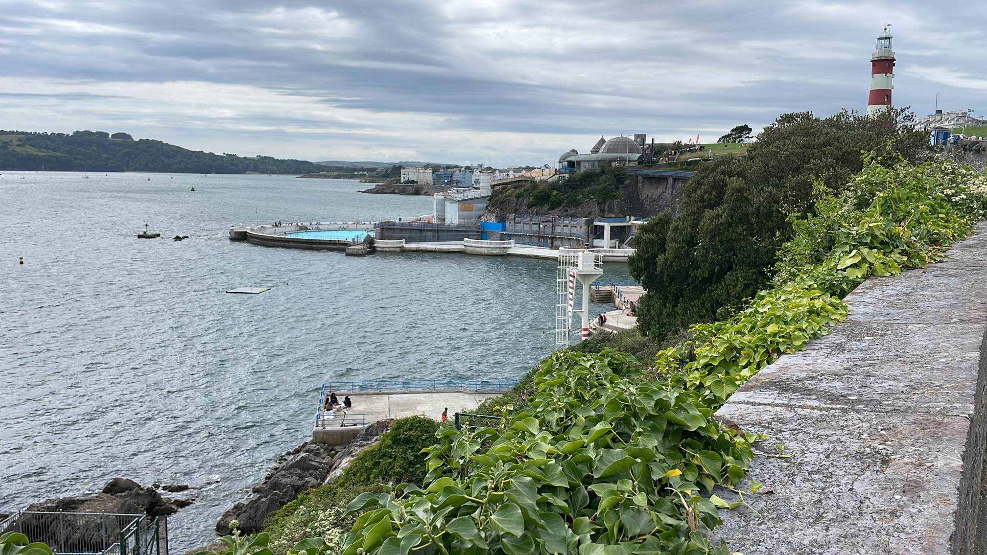 Clare's week included a swim in the sea